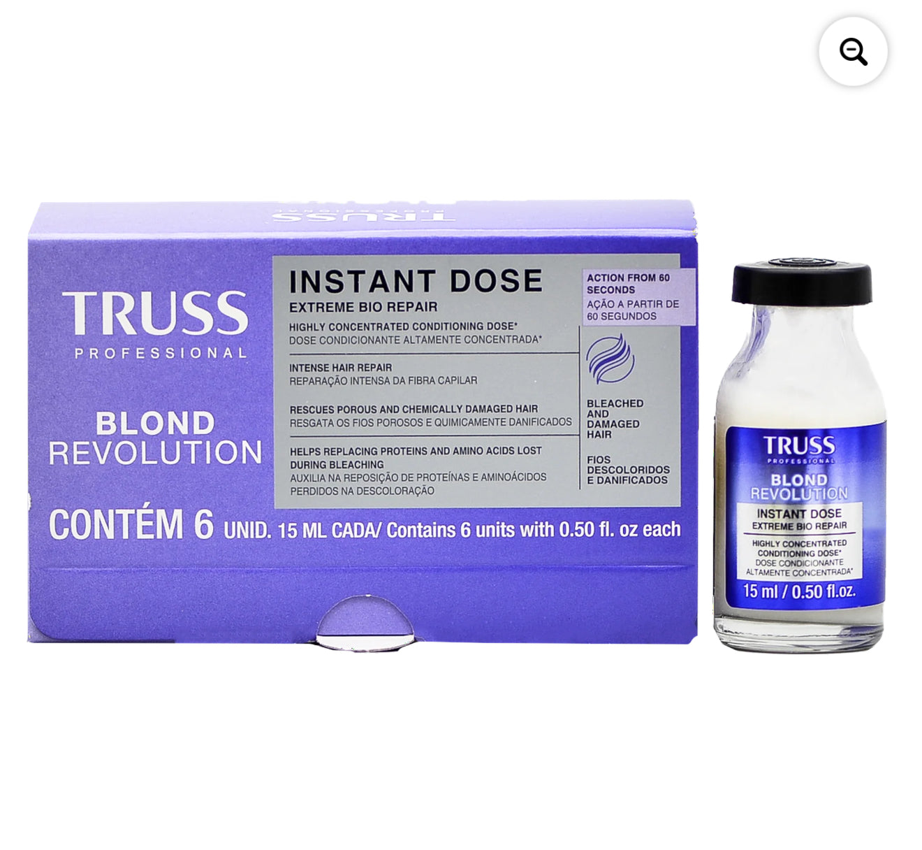 Truss Professional Blond Revolution Instant Dose Extreme Bio Hair
Repair - 6 x 0.50 oz