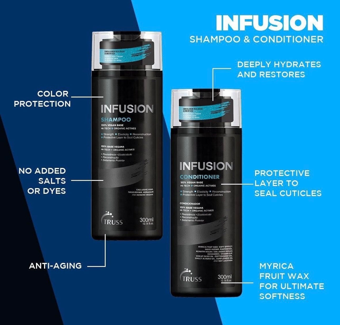 Infusion Shampoo for Dry, Dull, Damaged Hair