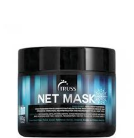 Truss Professional Net Hair Mask - Intensive Repair Mask for Curly Hair - Nano Protein Infused; Anti-Static Hair Mask; Reconstructor; Detangler; Repairs Damaged Hair; Hydrates Curls