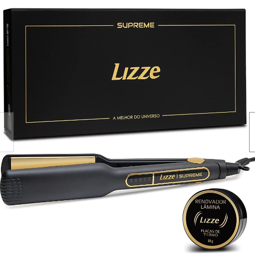 Lizze Supreme Professional Flat Iron Straightener / TITANIUM