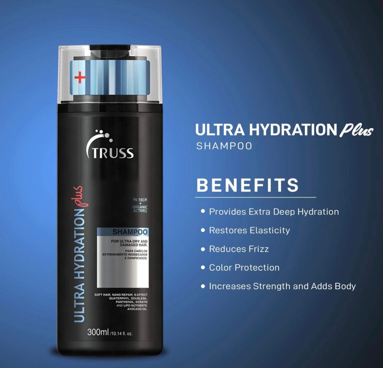 Ultra Hydration PLUS Shampoo - For Extremely Dry Damaged Hair from Chemical Damage